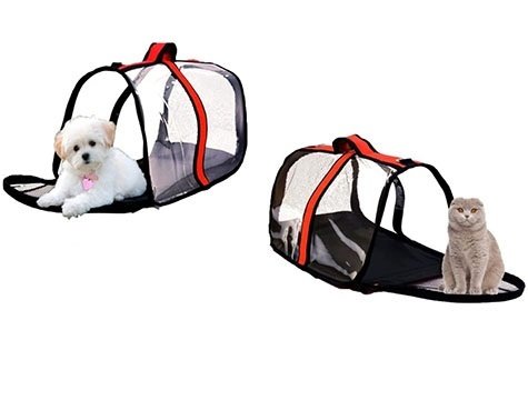 Şeffaf Kedi Köpek Taşıma Çantası
