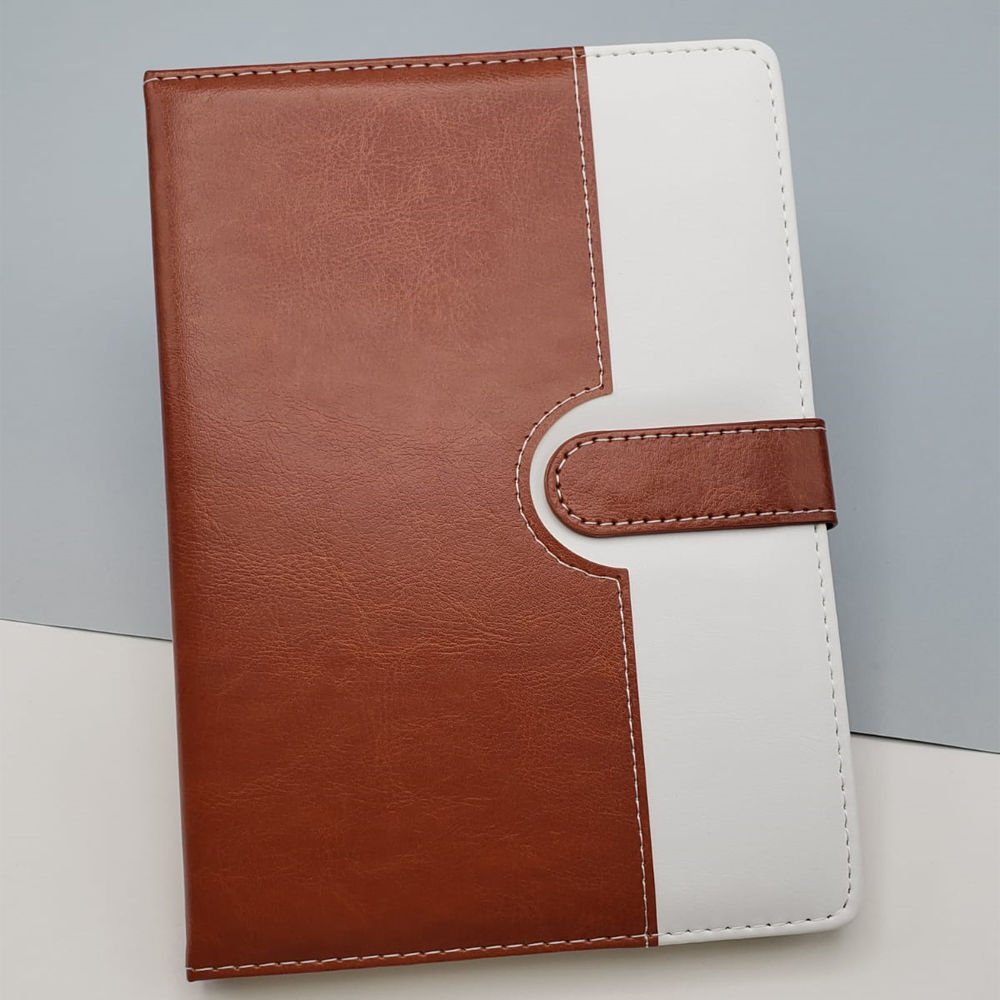 Taba Rengi Deri Ajanda Promosyon Defter