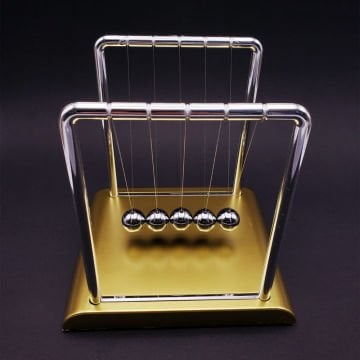 Büyük Boy Gold Tasarım Newton Denge Topları