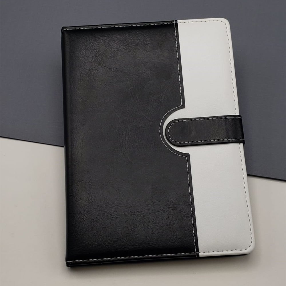 Siyah Deri Ajanda Promosyon Defter