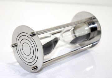 Dekoratif Pirinç Model Gri Kum Saati