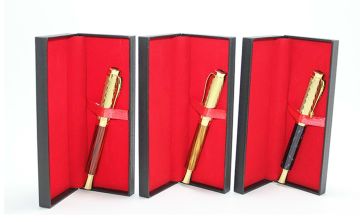 Dekoratif Kutulu Metal Tükenmez Kalem (17 cm x 6 cm)