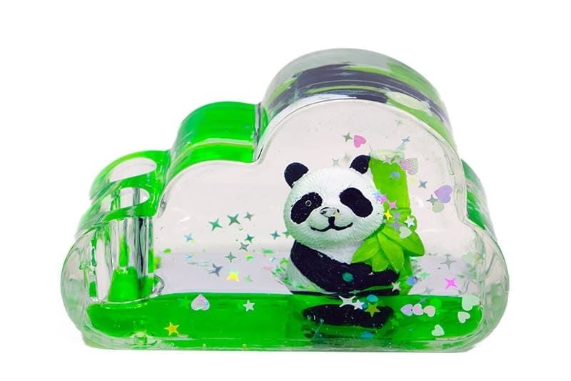 Dekoratif Batmayan Bulut Tasarımlı Panda Kalemlik Biblosu