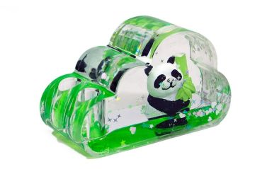 Dekoratif Batmayan Bulut Tasarımlı Panda Kalemlik Biblosu