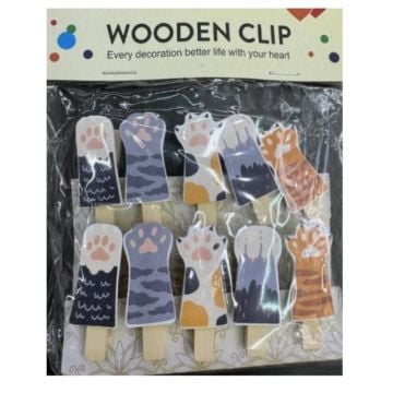 Dekoratif Mini Pati Desenli Ahşap Resim Mandalı (120 Adet)