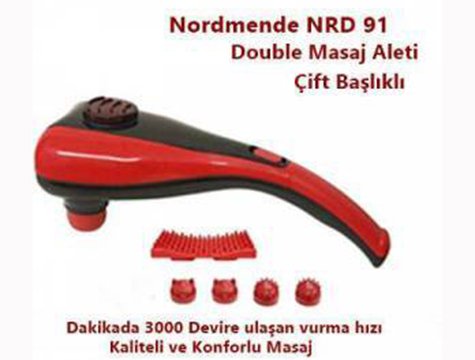 Nordmende Paletli Çift Başlıklı El Tipi Masaj Aleti
