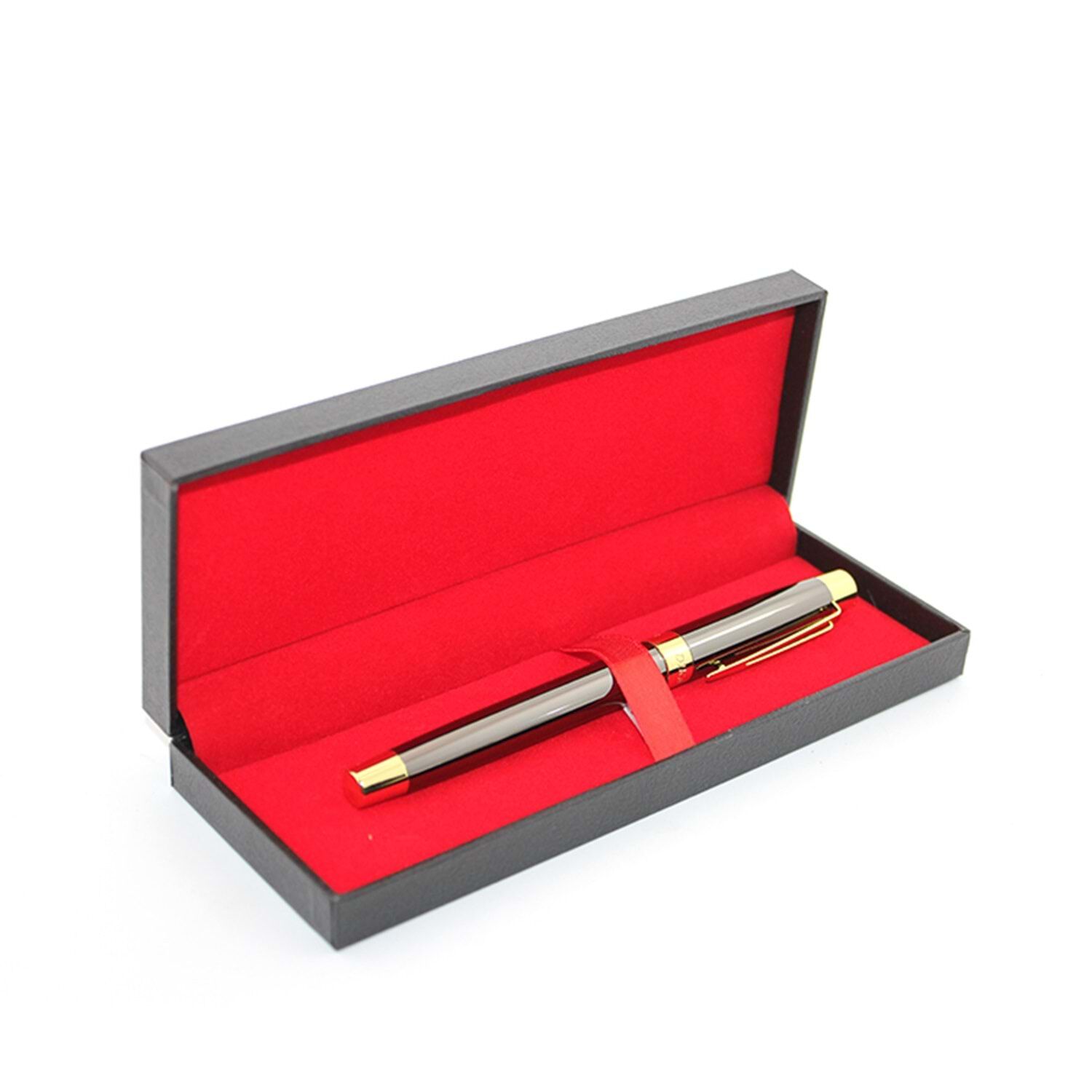 Metal Şık Tasarımlı Kutulu Hediyelik Tükenmez Kalem (17 cm x 6 cm)