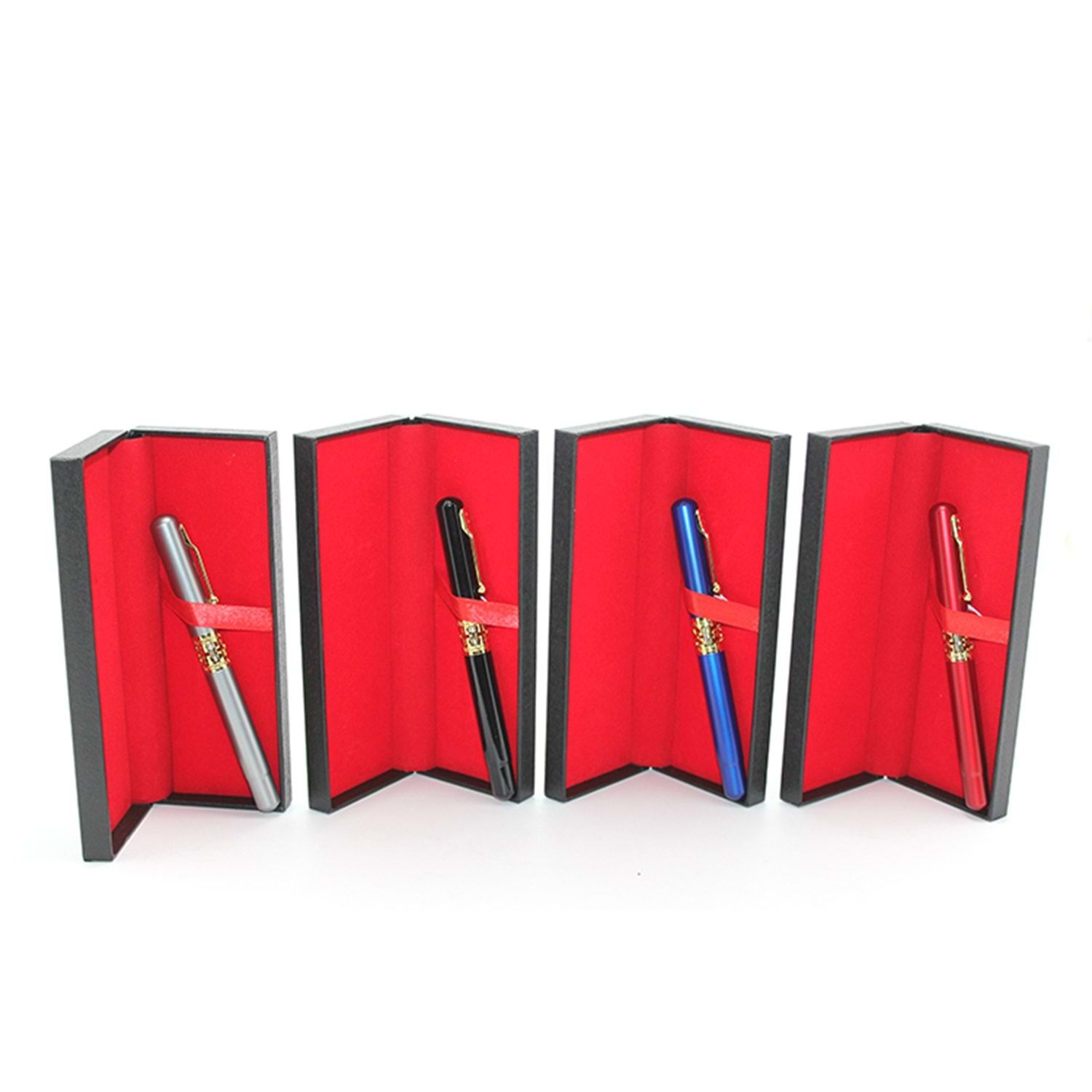 Metal Şık Tasarım Kutulu Hediyelik Tükenmez Kalem (17 cm x 6 cm)