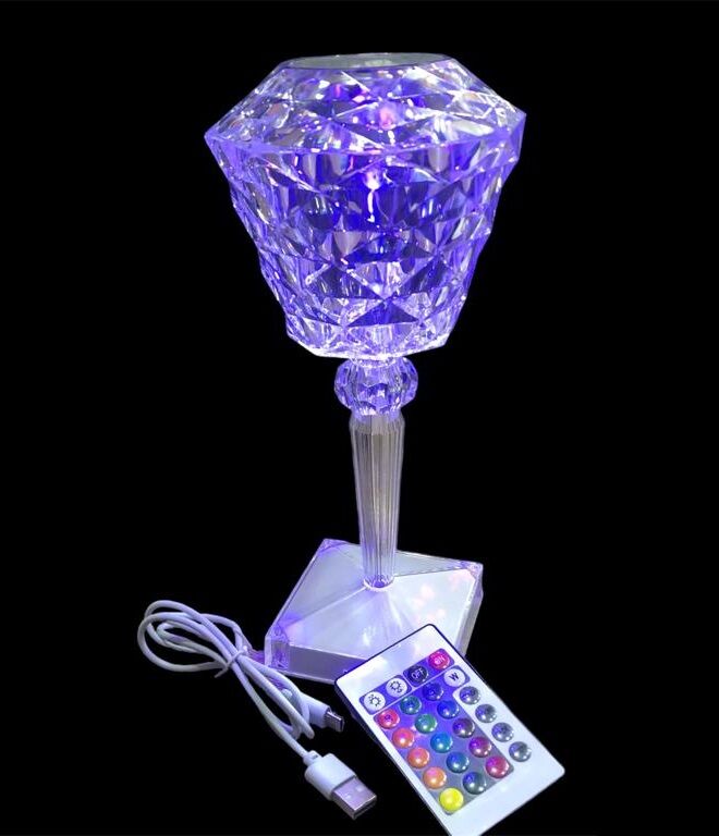 Dokunmatik Kumandalı Usb Şarjlı Led Dekoratif Masa Lambası
