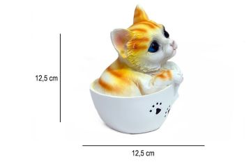 Fincanda Yavru Kedi Tasarımlı Kumbara