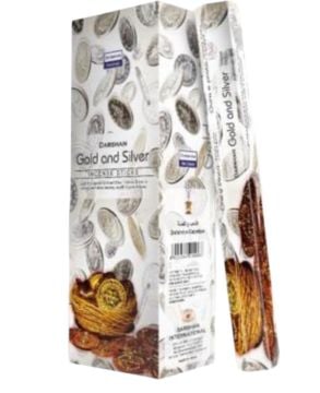 Darshan Gold And Silver Çubuk Tütsü Incense Sticks (120 Adet)