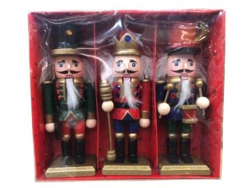 Dekoratif Rengarenk Fındıkkıran Kurşun Asker Biblosu 15cm (3 adet)