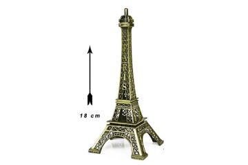 Dekoratif Metal Eyfel Kulesi Maketi (18 cm)