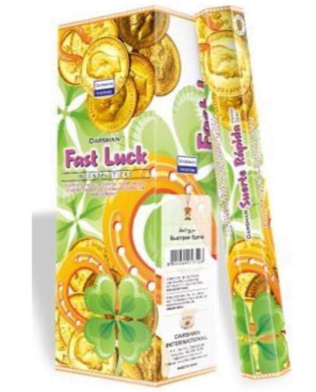 Darshan Fast Luck Çubuk Tütsü İncense Sticks (120 Adet)