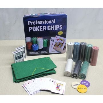 400 Chip Professional Metal Kutulu Poker Oyun Seti