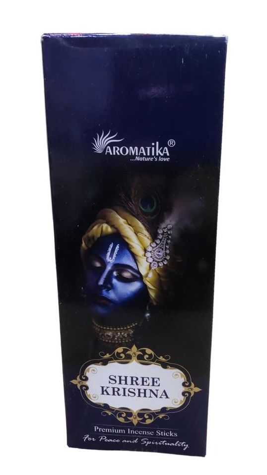 Aromatika Shree Krishna Kokulu Çubuk Tütsü İncense Sticks (120 Adet)