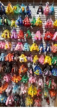Silikon Karakter Anahtarlık Çanta Süsü (5 Adet)