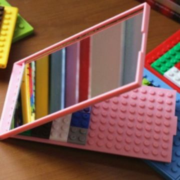 Lego Tasarımlı Makyaj Ve Güzellik Cep Aynası