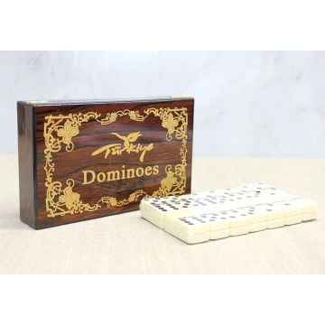 Türkiye Kutulu Ahşap Domino Oyunu