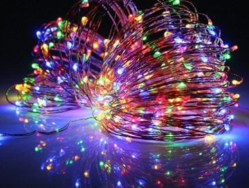 Pilli Dekoratif Renkli Led Işık Peri Tel Aydınlatma (3 mt & 5 mt & 10 Mt)