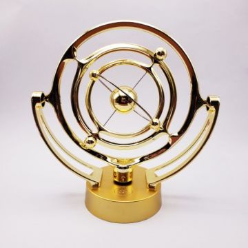 Sürekli Hareket Eden Kinetik Orbital Denge Topu Gold (25 cm)
