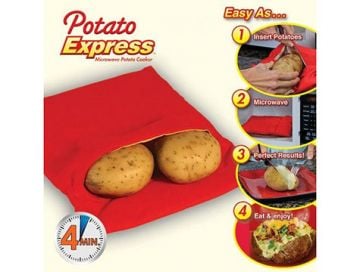 Potato Express Mikrodalga Fırında 4 Dakikada Kumpir Yapma