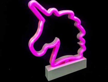 Dekoratif Led Neon At Gece Lambası