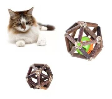Kedi Köpek Matatabi Ağacı Kafesli Çıngıraklı Oyun Topu