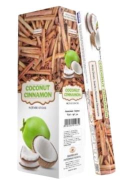 Darshan Coconut Cinnamon Çubuk Tütsü İncense Sticks (120 Adet)