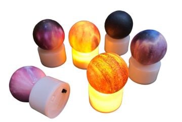 Dekoratif Mini Pilli Işıklı Galaksi Lamba (12 Adet)