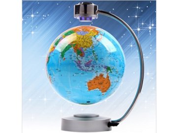 Havada Duran Manyetik Işıklı Dünya Levitating Globe
