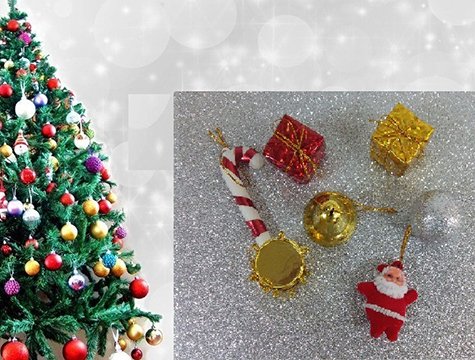 Yılbaşı Çam Ağacı Süsleri (7 Parça)