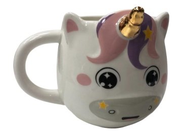 3D Unicorn Seramik Kupa Bardak