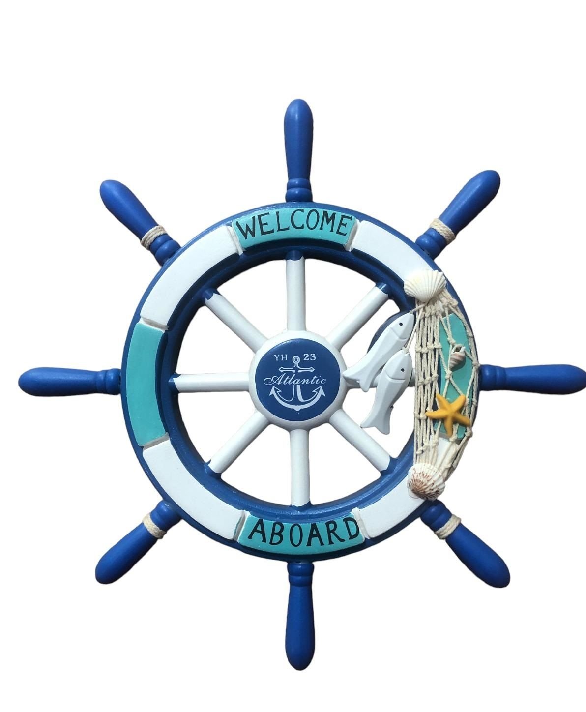 Marin Asmalı Ahşap Dümen Kapı Duvar Süsü
