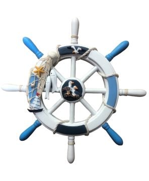 Marin Asmalı Ahşap Dümen Kapı Duvar Süsü (33 cm)