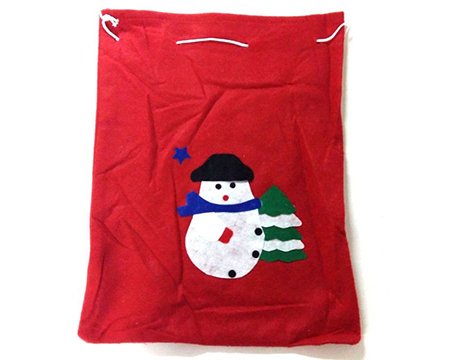 Kırmızı Noel Baba Hediye Çantası