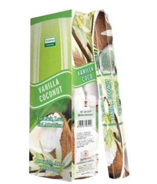 Darshan Vanilla & Coconut Çubuk Tütsü İncense Sticks (120 Adet)