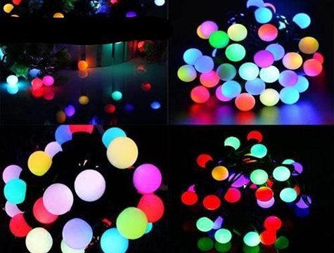 Top Şeklinde Rgb Dekor Işık (5 Metre)