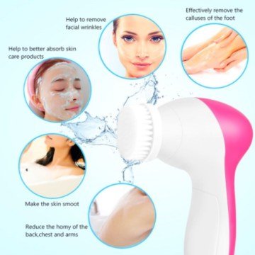 Yüz Cilt Temizleme Cihazı Siyah Nokta Peeling Fırça Seti
