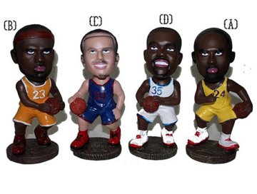 Polyester Basketbolcu Tasarımlı Dekoratif Biblo