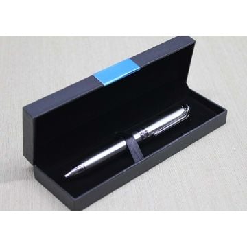 Kutulu Hediye Gümüş Renk Metal Tükenmez Kalem
