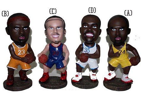 Polyester Basketbolcu Şeklinde Dekoratif Biblo