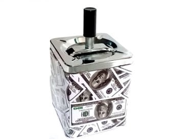 Metal Basmalı Dolar Kokusuz Küllük