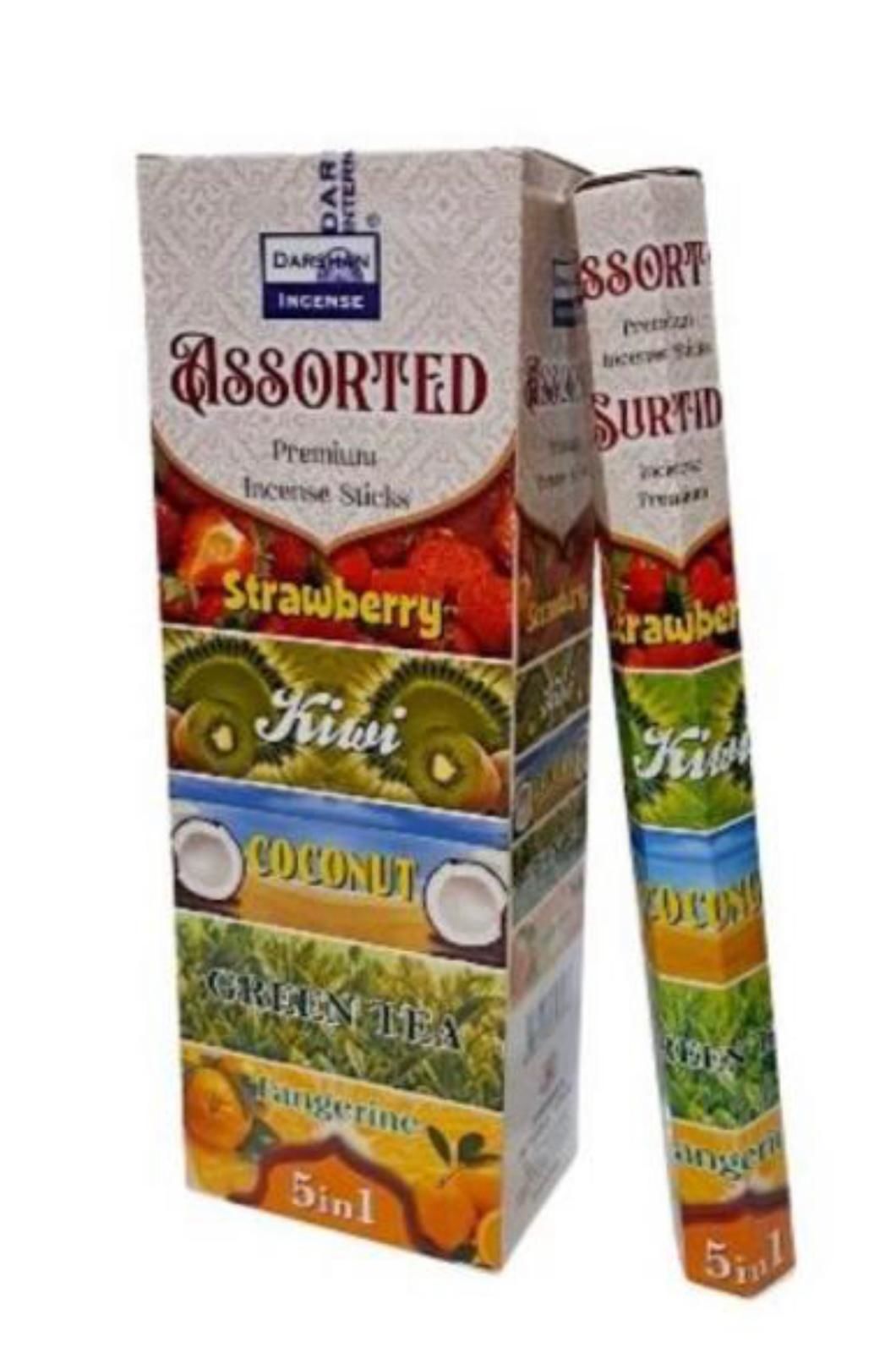 Darshan Assorted Çubuk Tütsü İncense Sticks (120 Adet)