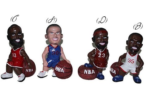 Basketbolcu Şeklinde Polyester Dekoratif Biblo