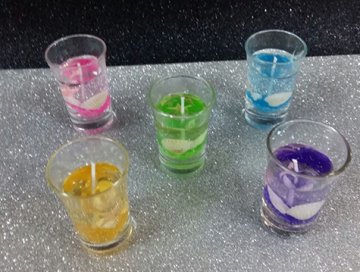 Mini Shot İçinde Jel Mum
