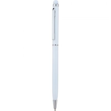 Promosyon Dokunmatik Beyaz Tükenmez Metal Touchpen Kalem