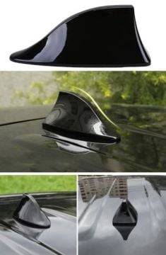 Araç Köpek Balığı Tasarımlı Dekor Anteni