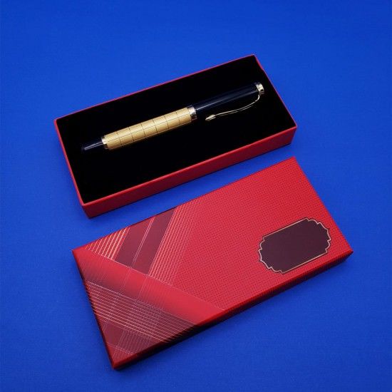 Kutulu Hediyelik Şık Metal Gold Roller Kalem