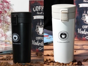Çift Katmanlı Paslanmaz Çelik Termos Bardak (380 ML)